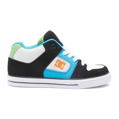Kids' Pure MID Mid-Top Shoes - BLACK/WHITE/BLUE