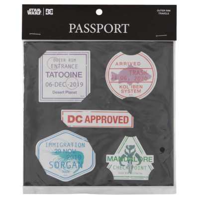 Men's Star Wars | DC Passport Sticker Pack - ASSORTED